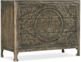Hooker Furniture Living Room La Grange Lockhart Three-Drawer Accent Chest